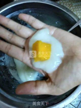 芒果糯米糍的做法步骤：7