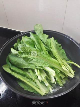 肉末炒芥菜的做法步骤：1