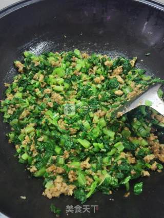 肉末炒芥菜的做法步骤：7