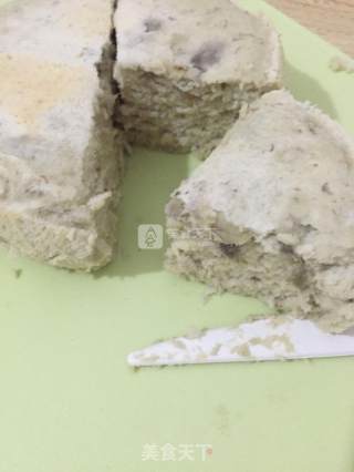 香蕉牛奶电饭煲蛋糕的做法步骤：17