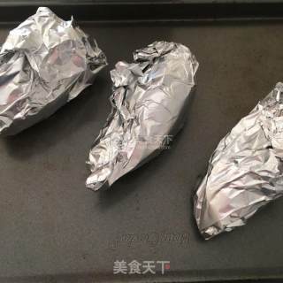 双重芝士拌番薯的做法步骤：1