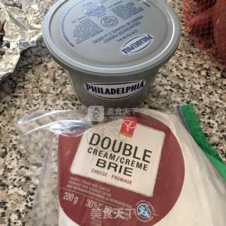 双重芝士拌番薯的做法步骤：2