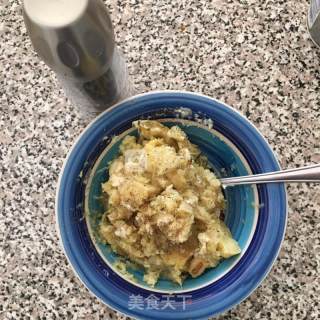 双重芝士拌番薯的做法步骤：4