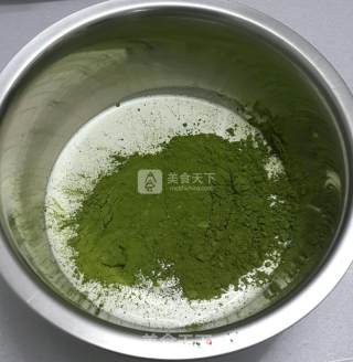 浓郁抹茶冰淇淋的做法步骤：4