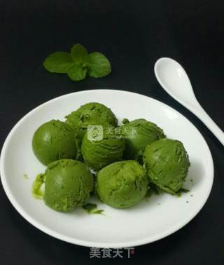 浓郁抹茶冰淇淋的做法步骤：8