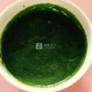 菠菜猪肝粥的做法步骤：6