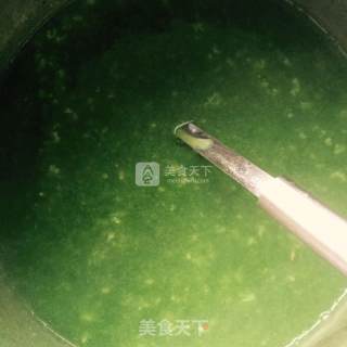菠菜猪肝粥的做法步骤：8