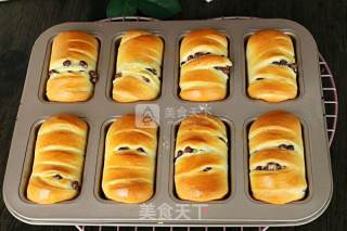 蜜豆中种小面包的做法步骤：10