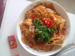 麻将豆皮的做法步骤：4