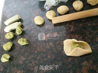 抹茶红豆酥的做法步骤：7