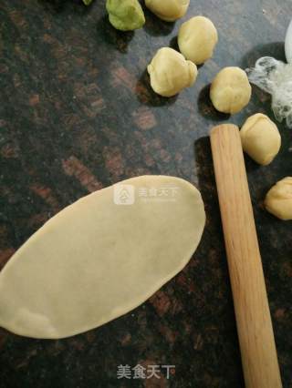 抹茶红豆酥的做法步骤：8