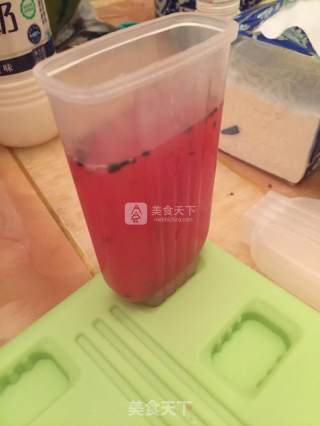 西瓜冰棍儿的做法步骤：3