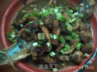 青鱼烧五花的做法步骤：6