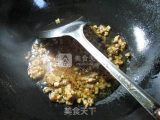 肉末圆白菜炒面的做法步骤：4