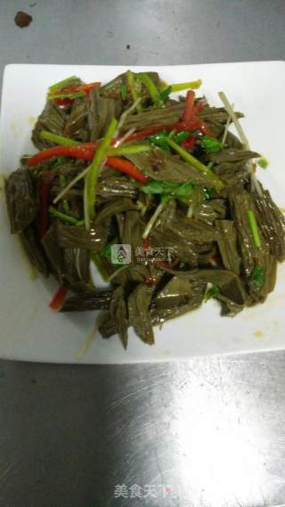 XO酱黑腐竹的做法步骤：4