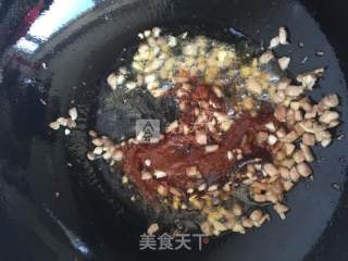肉末酱浇豆腐的做法步骤：4