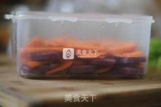 不干不腻的快手蒸年糕的做法步骤：3
