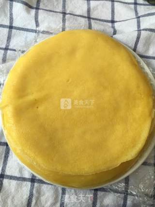 芒果千层蛋糕的做法步骤：4