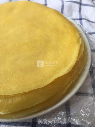 芒果千层蛋糕的做法步骤：5