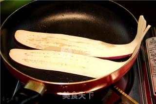 凉夏九层塔煎茄卷素心居静素食素菜的做法步骤：6
