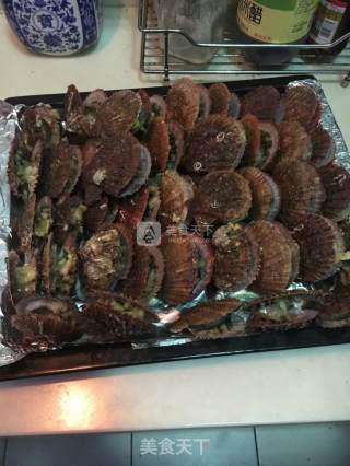 蒜蓉烤扇贝的做法步骤：10
