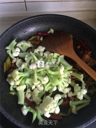 干煸有机菜花的做法步骤：7