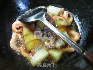 基围虾煮冬瓜的做法步骤：8