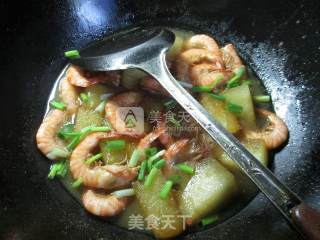 基围虾煮冬瓜的做法步骤：10
