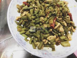 肉末豇豆的做法步骤：4