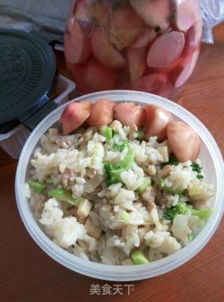 上班族少油营养炒饭的做法步骤：8