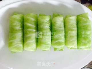 白玉卷的做法步骤：2