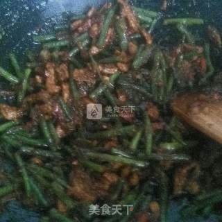 酱炒豆角的做法步骤：7
