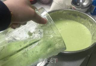青菜鸡蛋饼的做法步骤：3