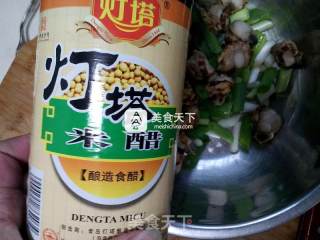 小葱拌扇贝的做法步骤：7