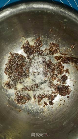 抹茶椰蓉蛋黄酥的做法步骤：9