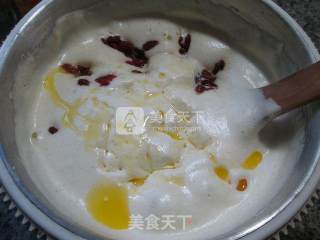 枸杞蒸蛋糕的做法步骤：7