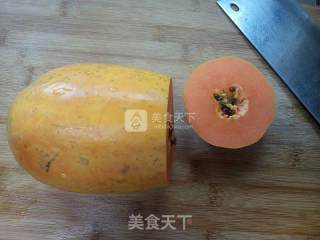 木瓜牛奶冻的做法步骤：1