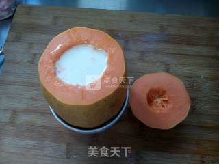 木瓜牛奶冻的做法步骤：7
