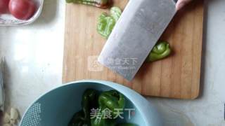 油焖大青椒的做法步骤：8