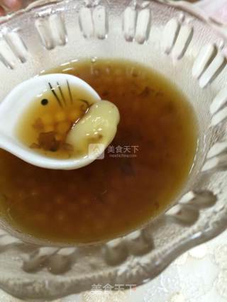 土蜂蜜玫瑰西米露的做法步骤：5