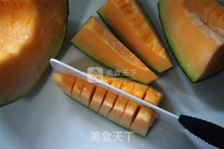 哈密瓜椰奶的做法步骤：1