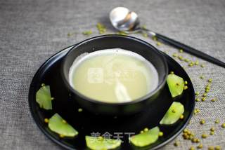 莴笋黄瓜绿豆浆的做法步骤：7