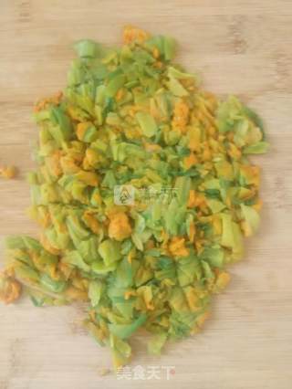南瓜花煎饼的做法步骤：3
