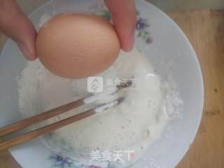 南瓜花煎饼的做法步骤：4