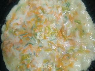 南瓜花煎饼的做法步骤：6