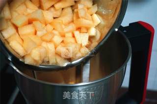 哈密瓜椰奶火龙果冰棒的做法步骤：2