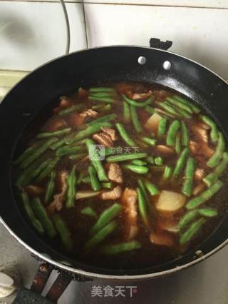 四季豆土豆五花肉焖面的做法步骤：6