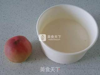 桃味奶昔的做法步骤：1