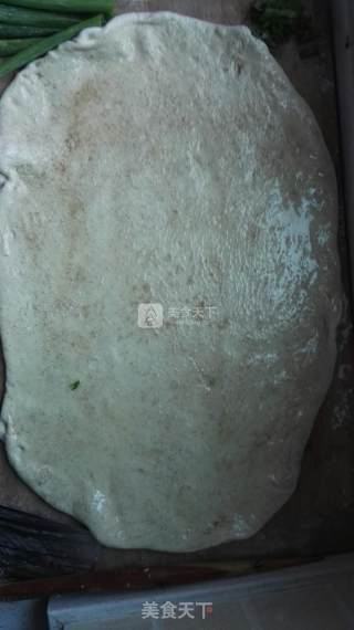 发面葱油饼的做法步骤：2