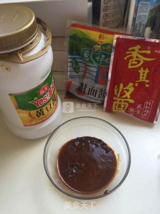 京酱肉丝的做法步骤：1